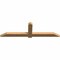 Ekena Millwork Eugene Smooth Timber Gable Bracket, Western Red Cedar, 84"W x 24"H x 3 1/2"D x 5 1/2"F, 7/12 Pitch GBW084X24X0406EUG00SWR - alternate 4